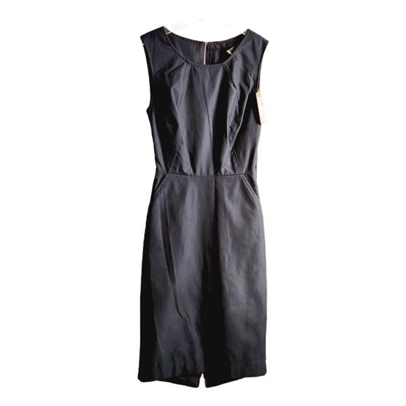 NWT Jenni Kayne Cut Out Midi pencil Cotton Dress w/ Silk Lining Size: 2 - Picture 1 of 9